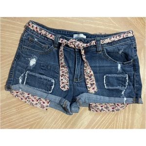 Lauren Conrad Belted Shorts